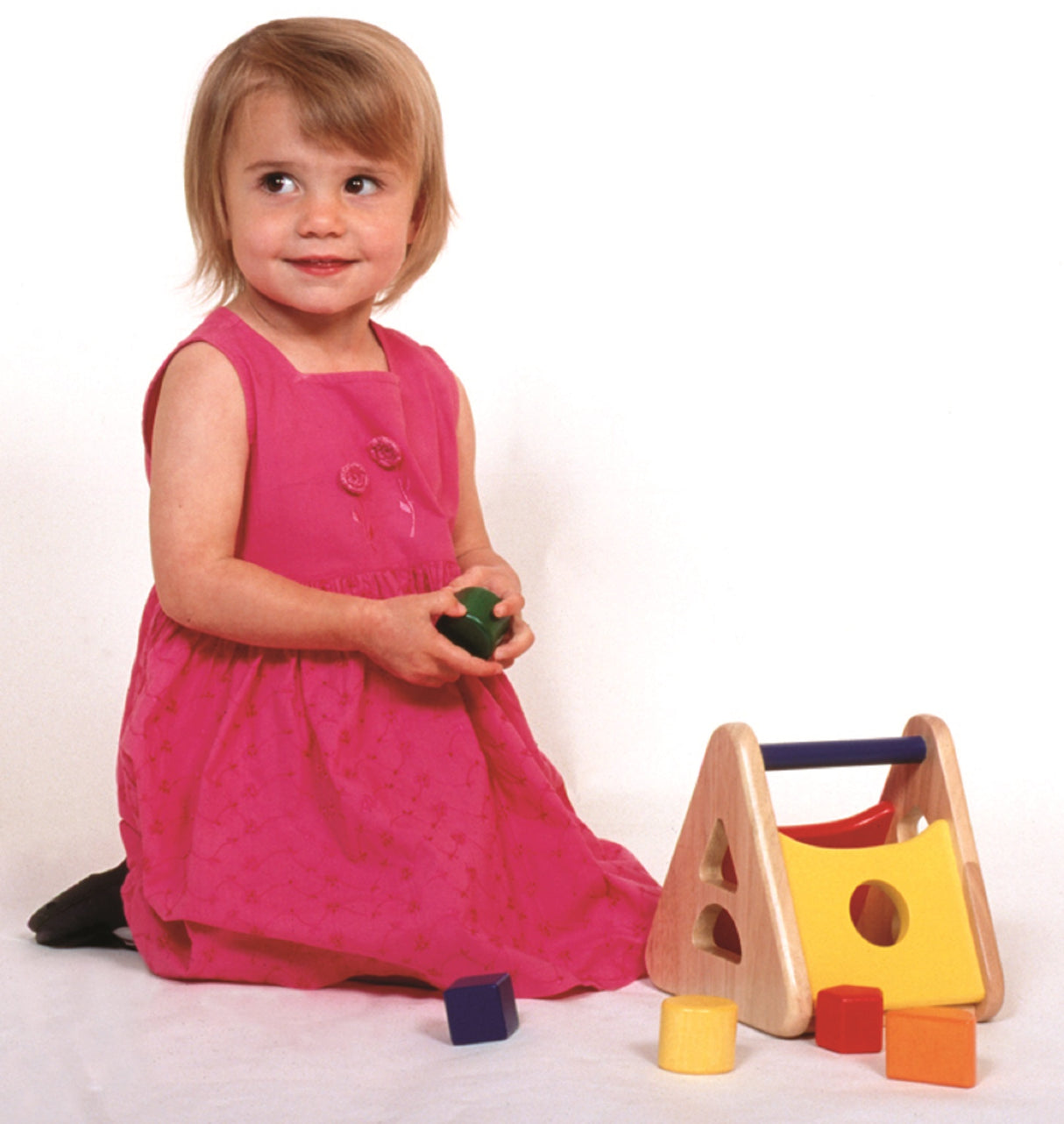 Wooden Sorting Basket