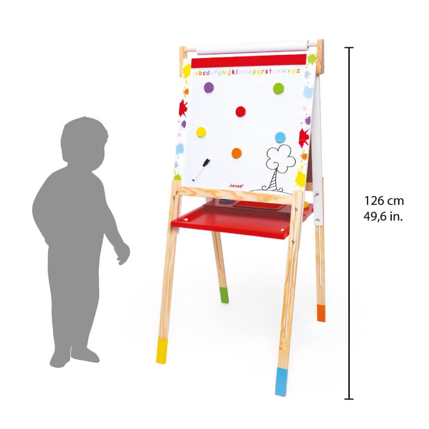 Splash Height Adjustable Easel