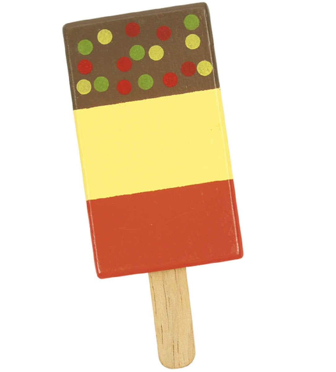 Wooden Ice Lolly - Sprinkles