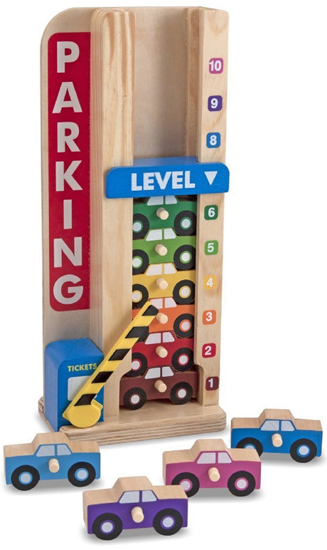 Melissa and Doug Stack and Count Parking Garage