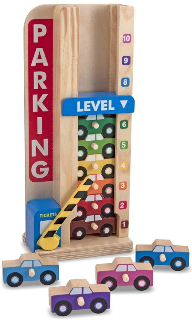 Melissa and Doug Stack and Count Parking Garage