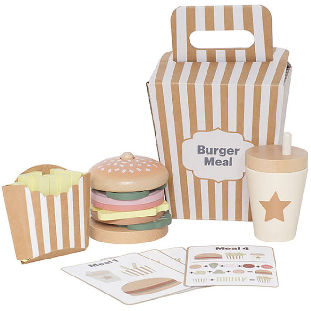 Stacking Wooden Burger Meal