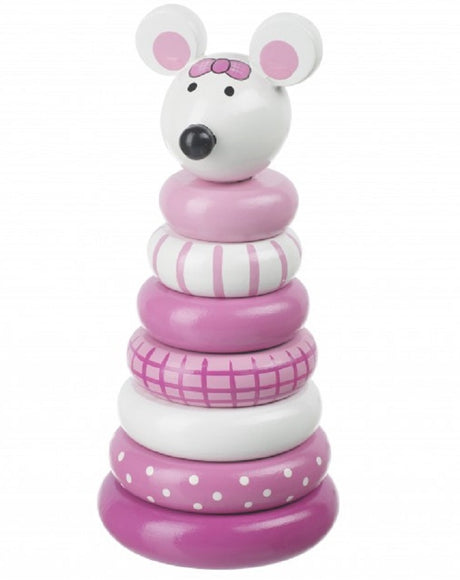 Pink Mouse Stacking Ring
