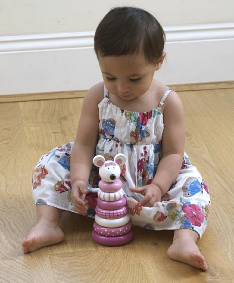 Pink Mouse Stacking Ring