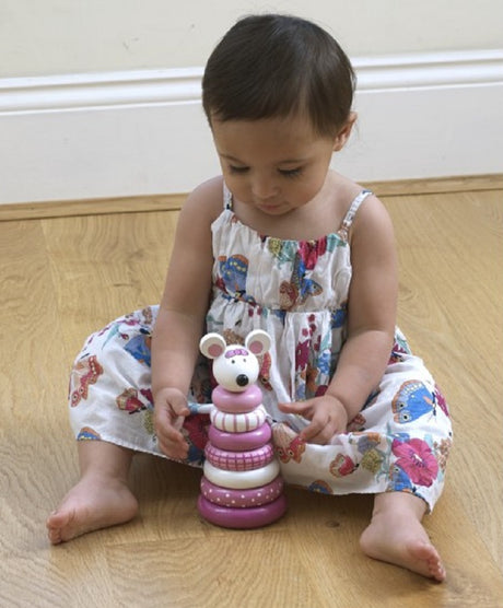 Pink Mouse Stacking Ring