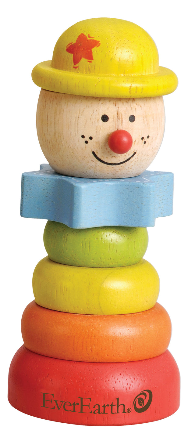 EverEarth Stacking Wooden Clown