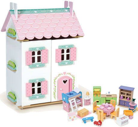 Le Toy Van Sweetheart Cottage with Furniture