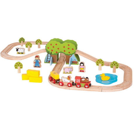 Bigjigs Farm Train Set