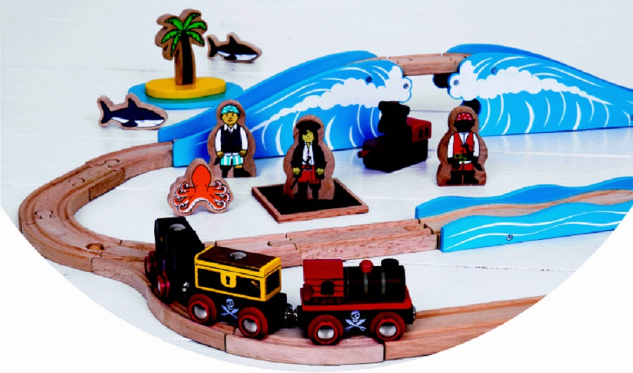 Bigjigs Pirate Train Set 2