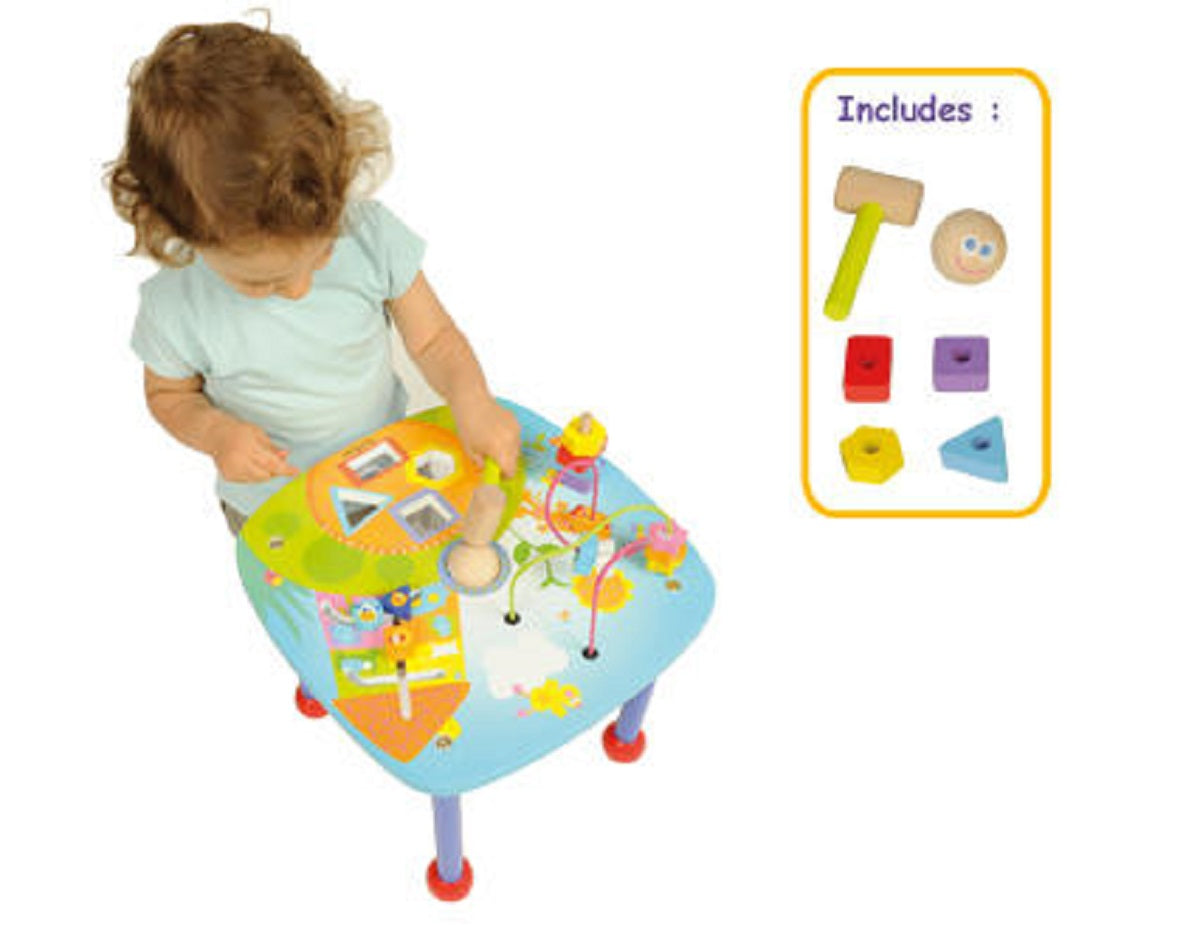 Children's Wooden Activity Table
