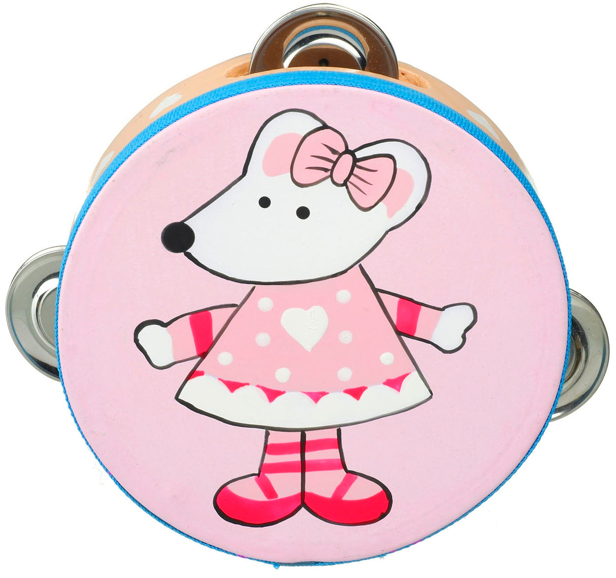 Pink Mouse Tambourine