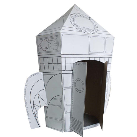 Colour Your Own Cardboard Rocket
