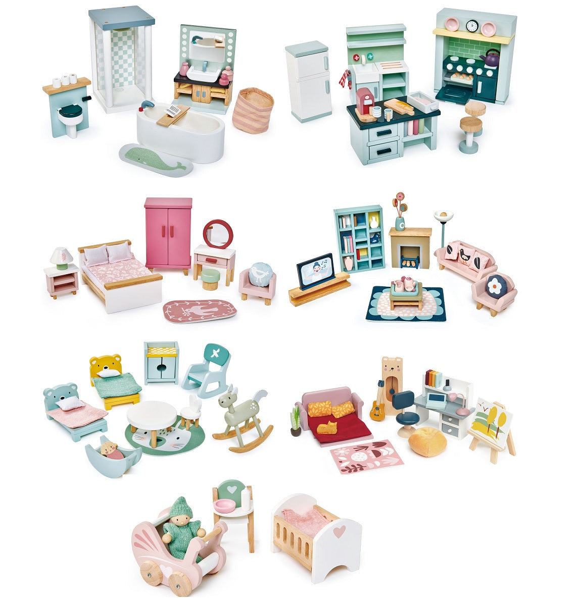 Fantail Hall Dolls House Bundle