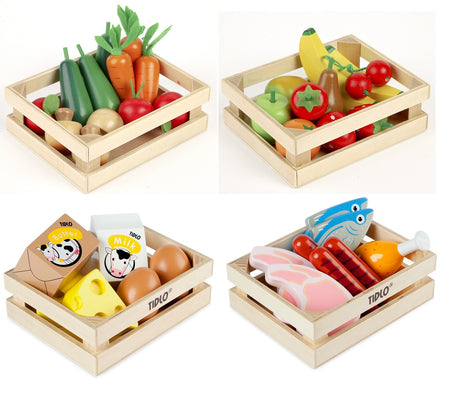 Tidlo Play Food Crates Bundle