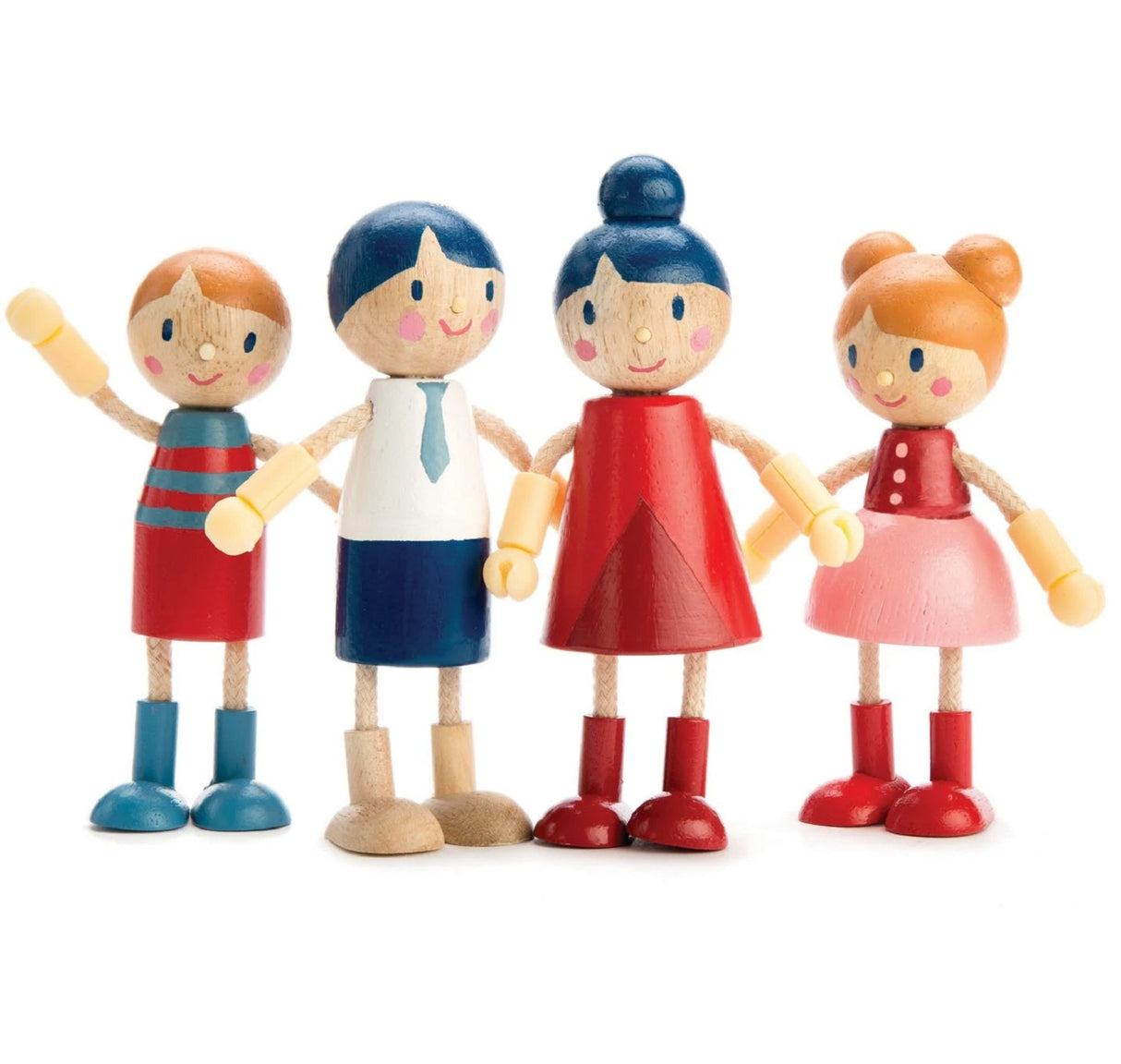 Tender Leaf Toys Flexible Doll Family