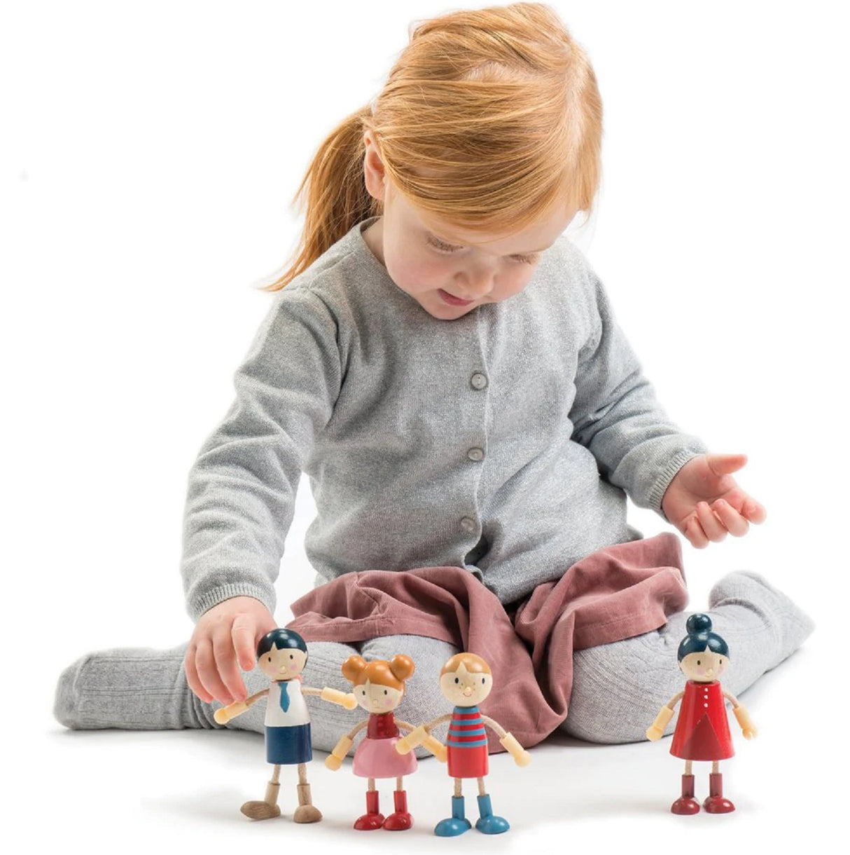Tender Leaf Toys Flexible Doll Family