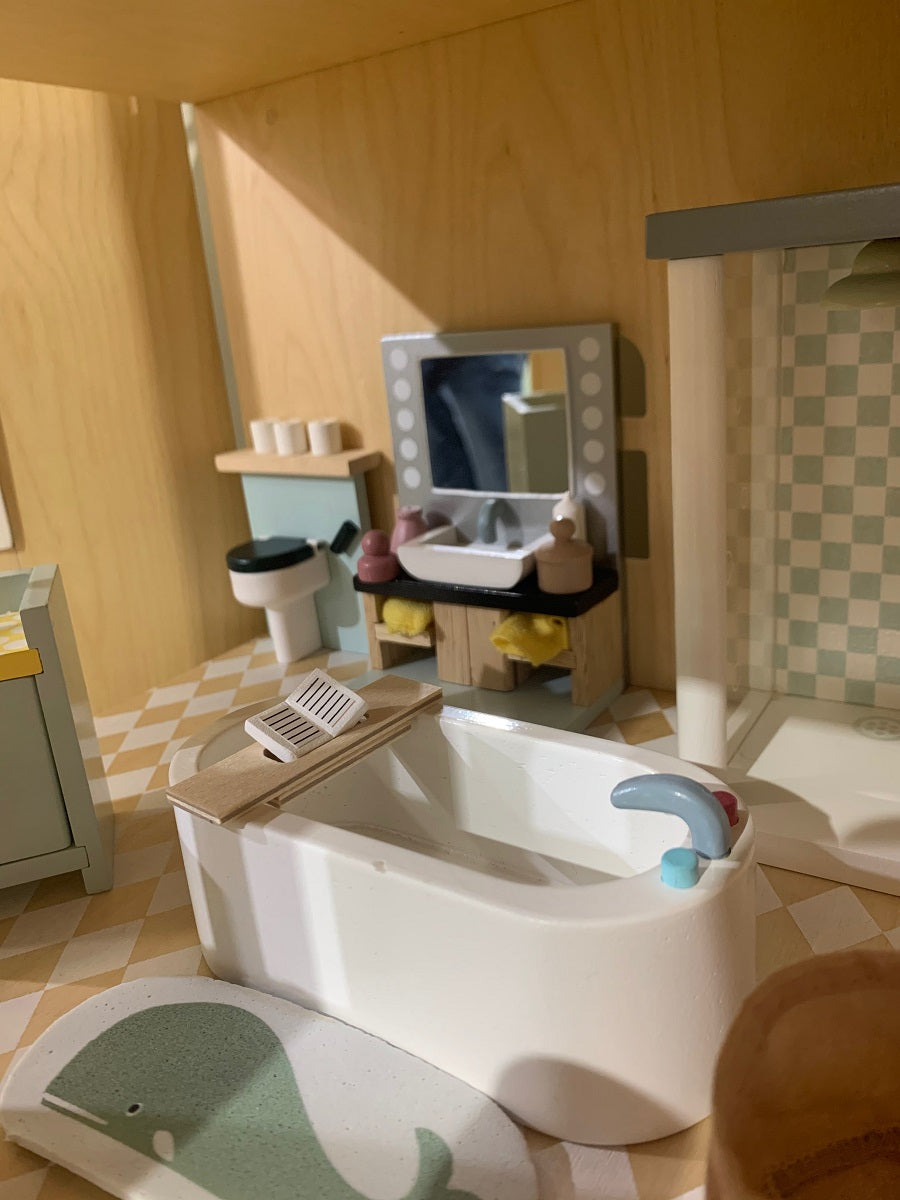 Tender Leaf Toys Dolls Bathroom Furniture Set