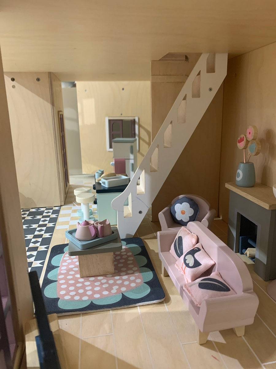 Tender Leaf Toys Dolls Sitting Room Furniture Set