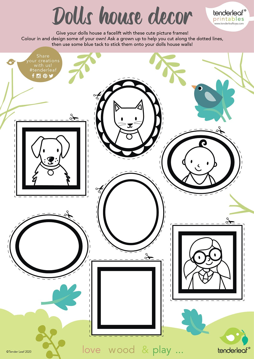 Tender Leaf Toys Wall Decor Set