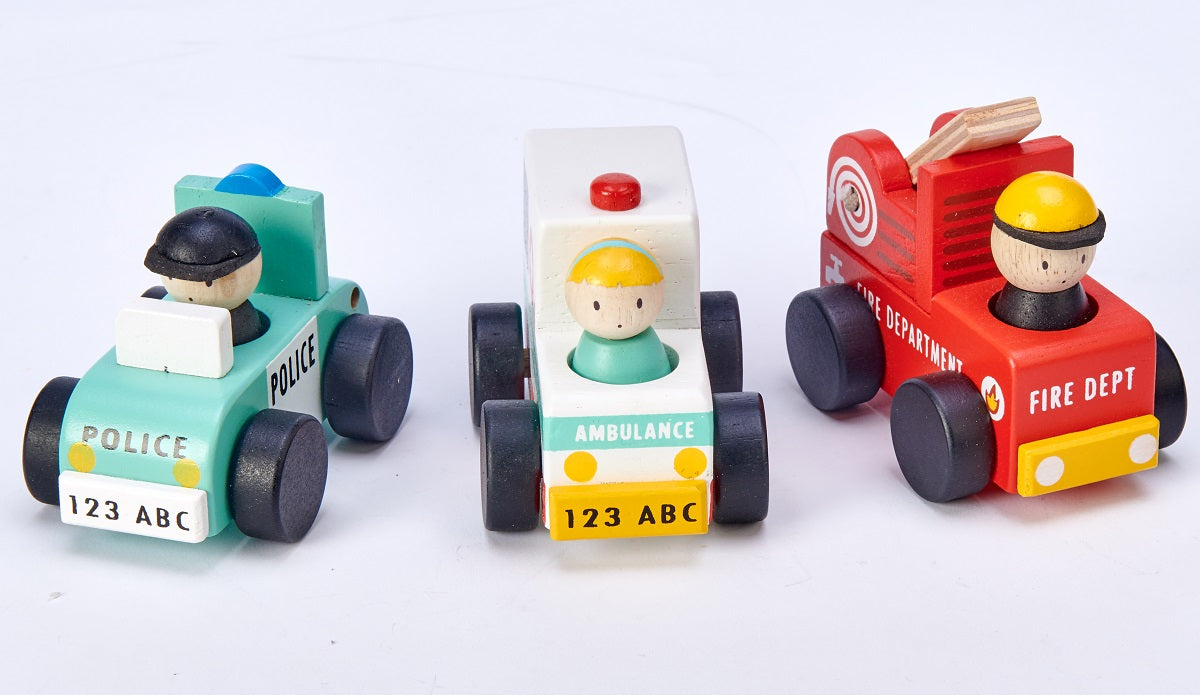 Tender Leaf Emergency Vehicles Set