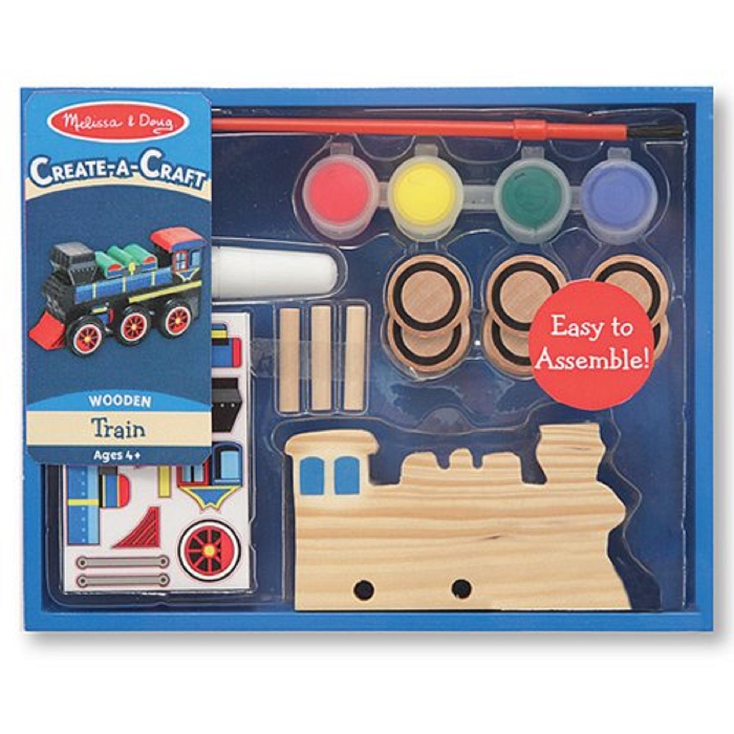 Decorate Your Own Wooden Train