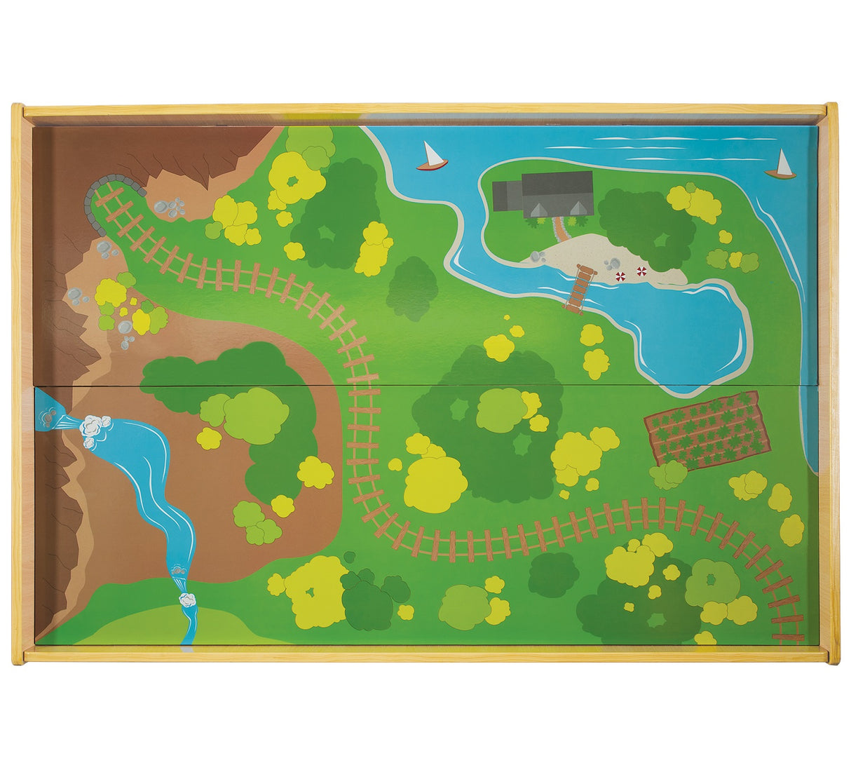 John Crane All Aboard Train Set Table