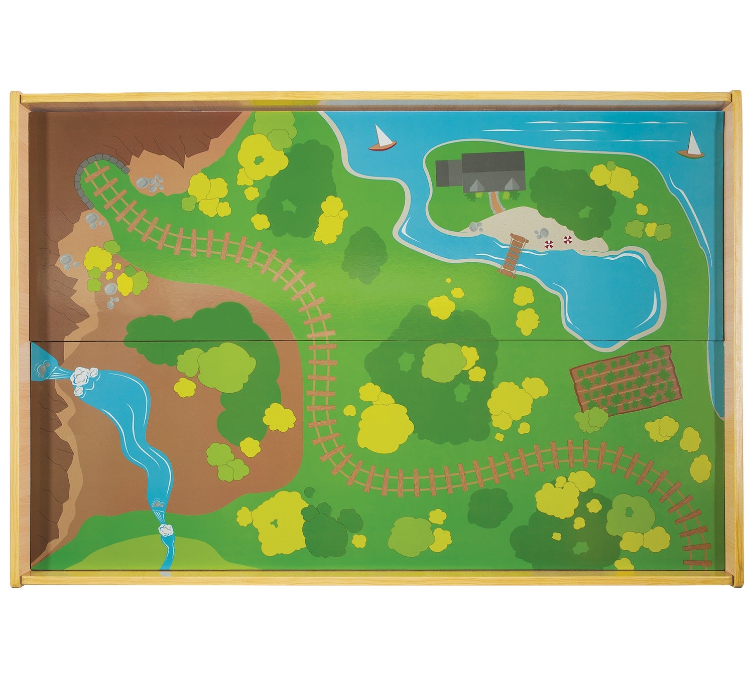 John Crane All Aboard Train Set Table