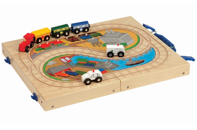 Wooden Travel Train Case