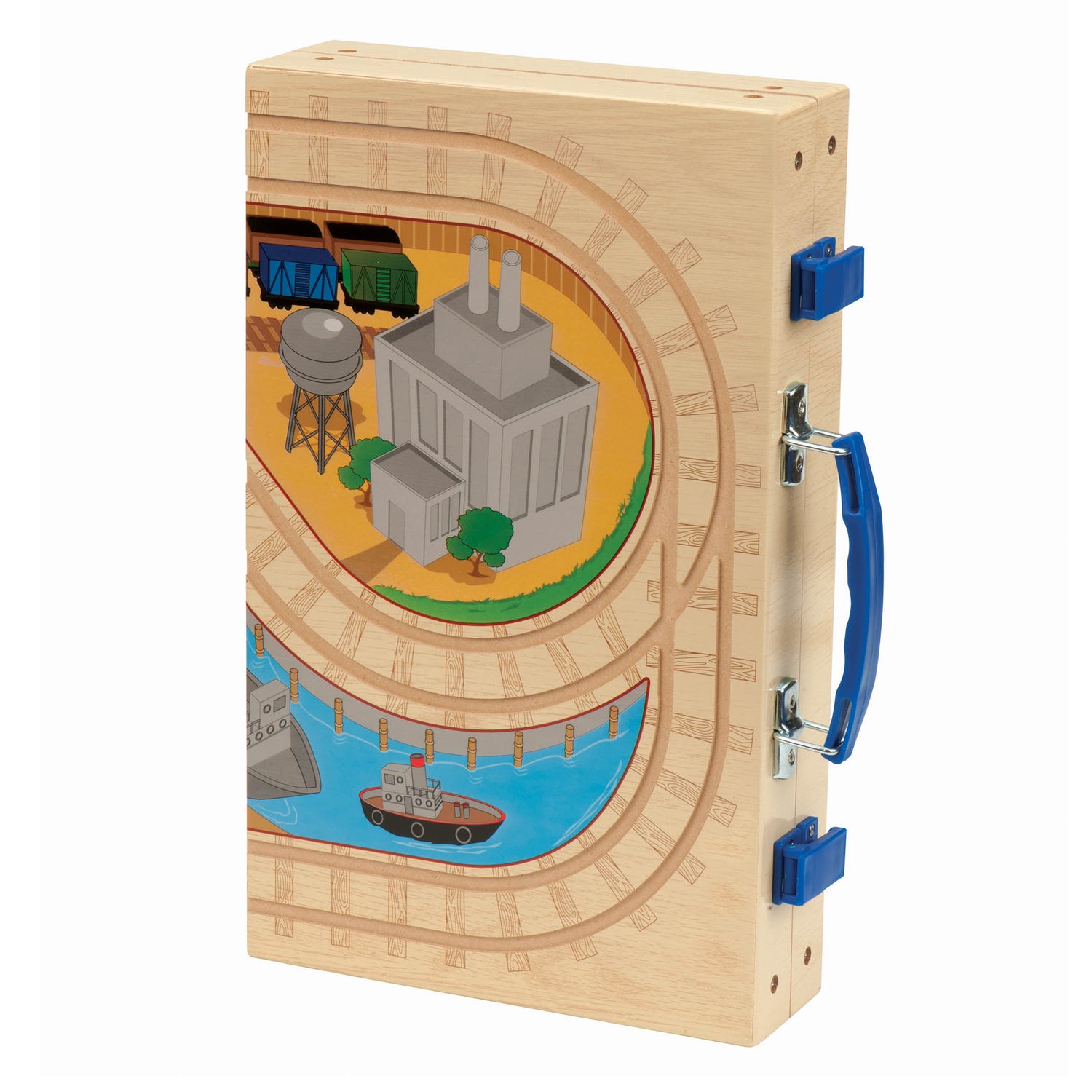 Wooden Travel Train Case