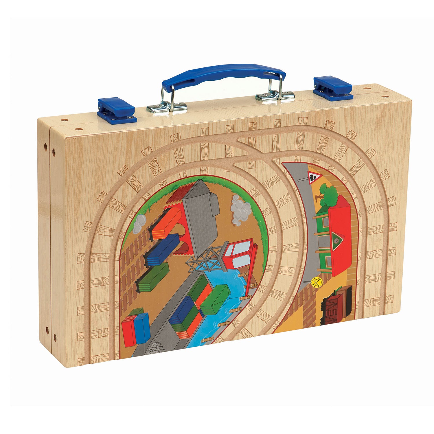 Wooden Travel Train Case