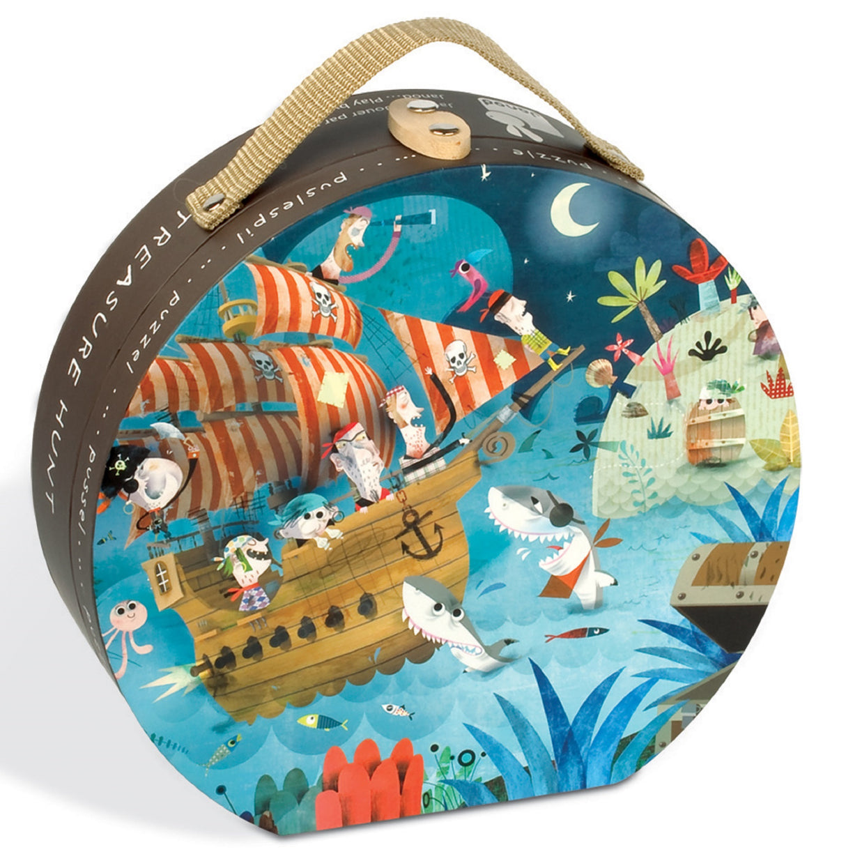 Janod Hat Boxed Treasure Hunt Puzzle