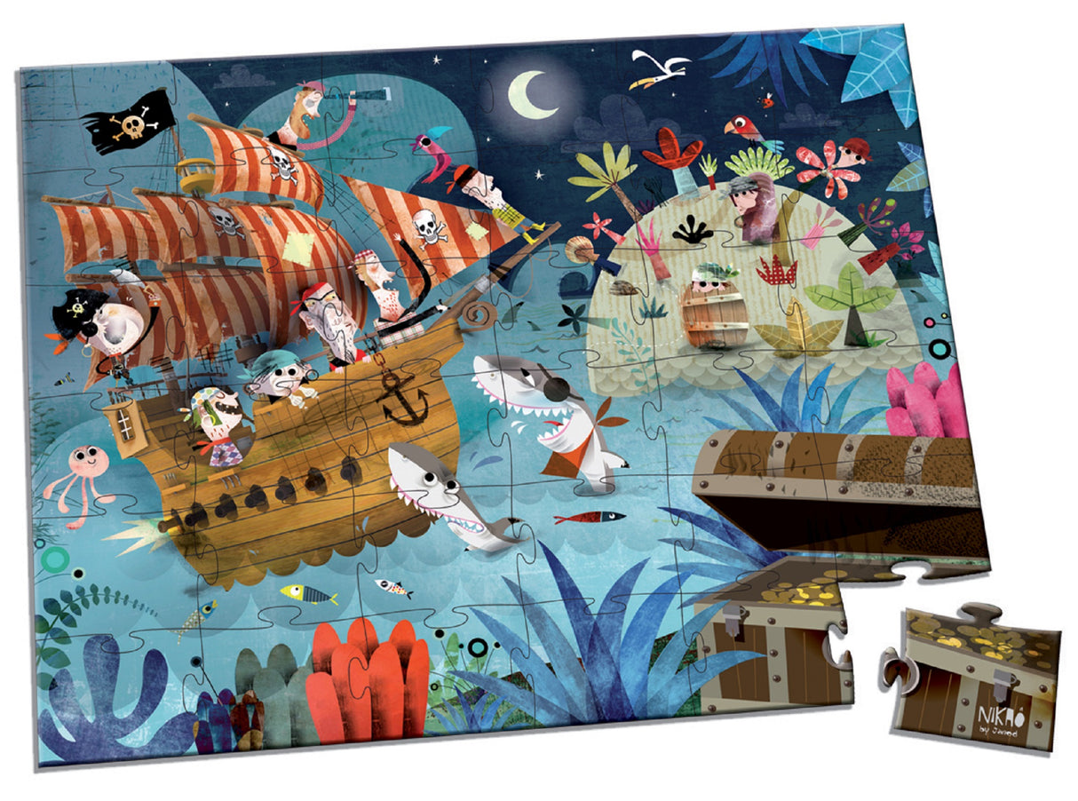 Janod Hat Boxed Treasure Hunt Puzzle