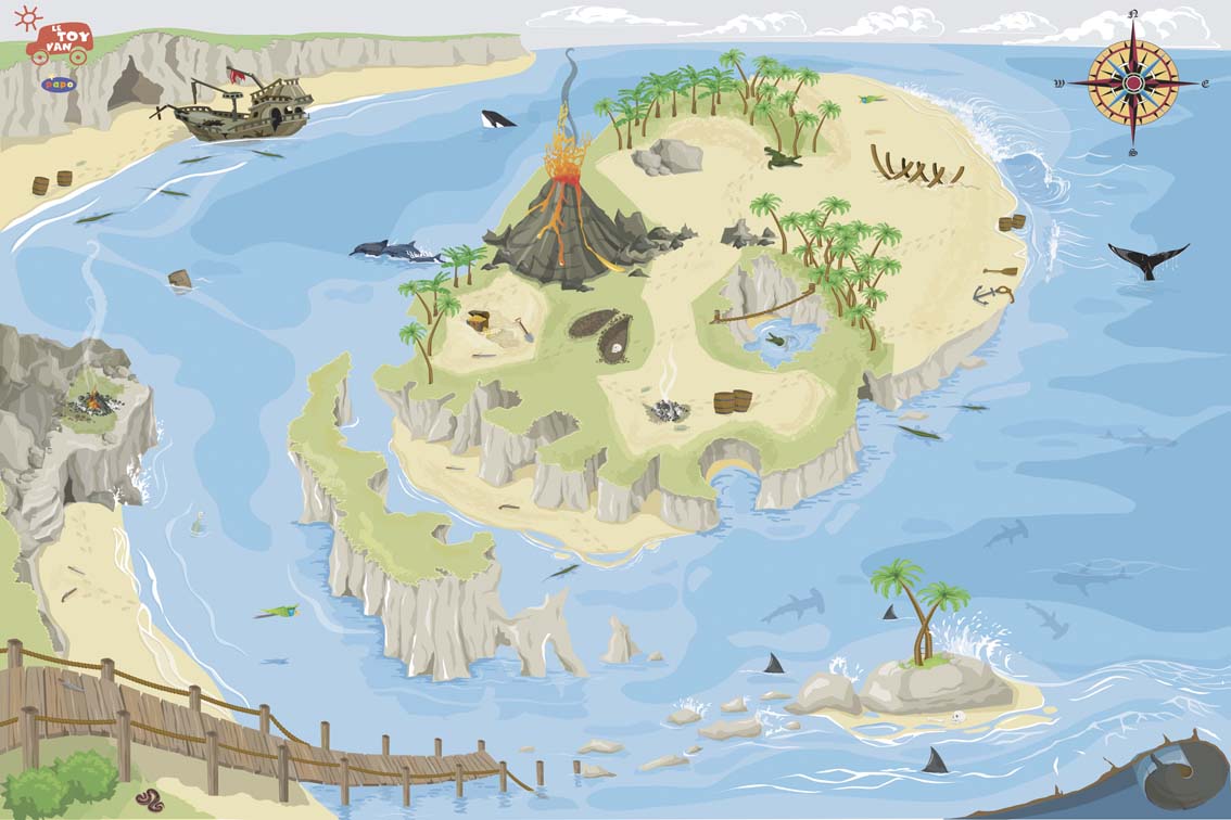 Le Toy Van Barbarossa Pirate Ship Bundle