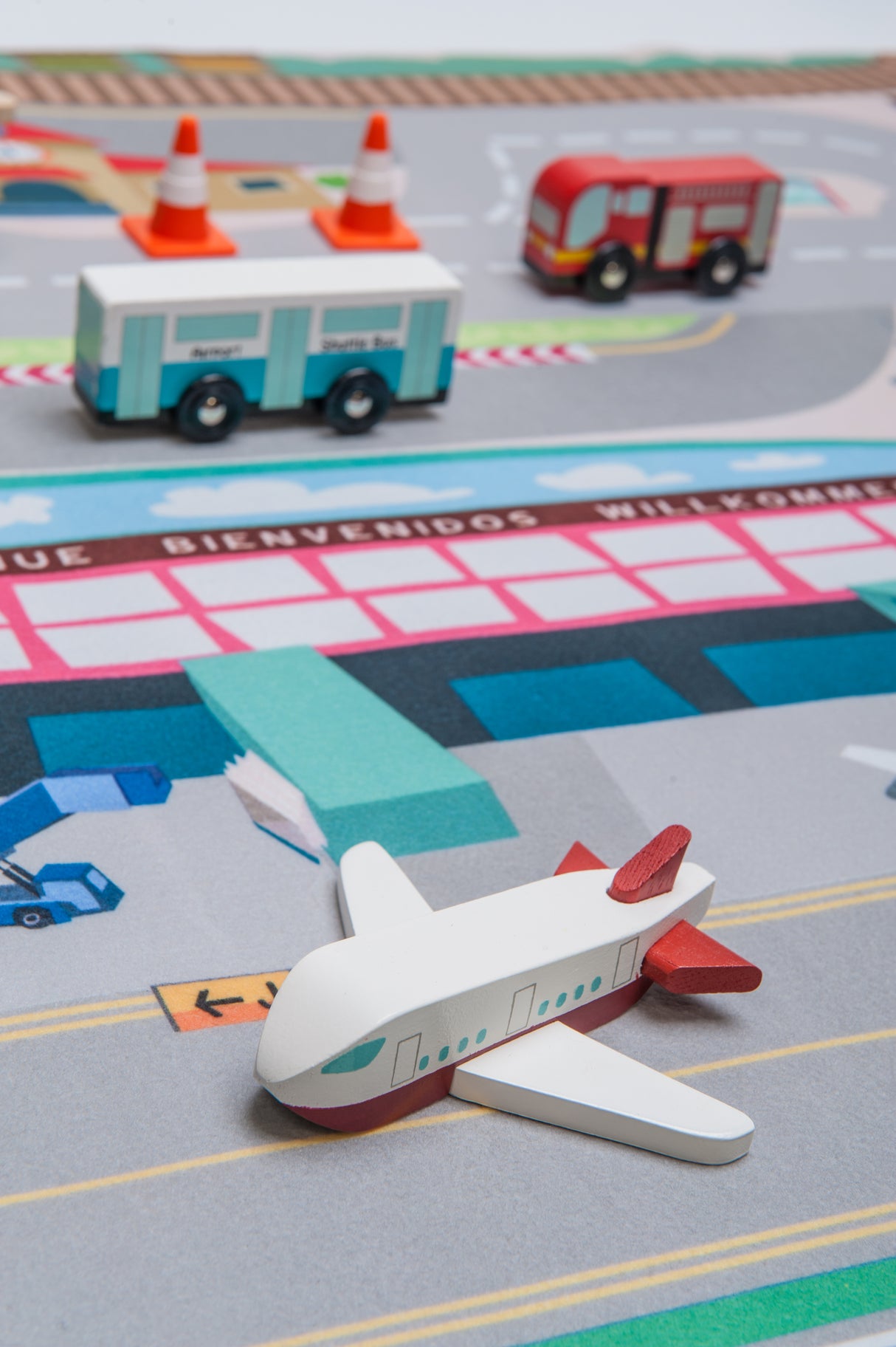Le Toy Van Wooden Airport Set