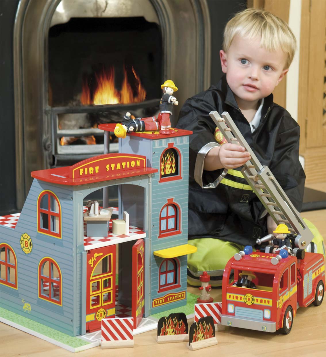 Le Toy Van Fire Station Bundle