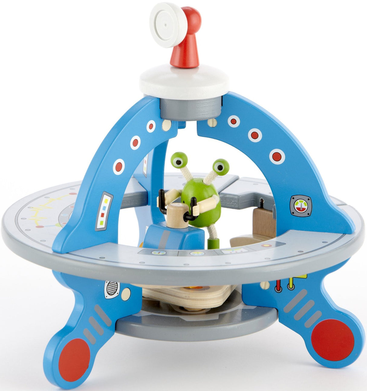Hape UFO Playset with Friendly Alien
