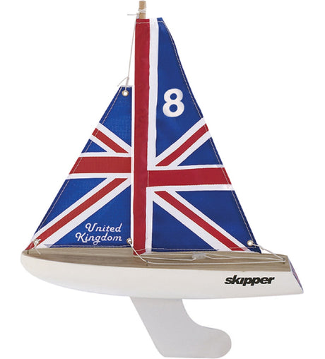 UK Flag 8 inch Pond Yacht
