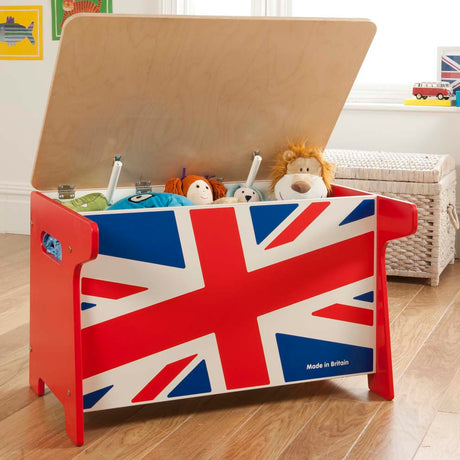 Millhouse Union Jack Toy Box and Desk