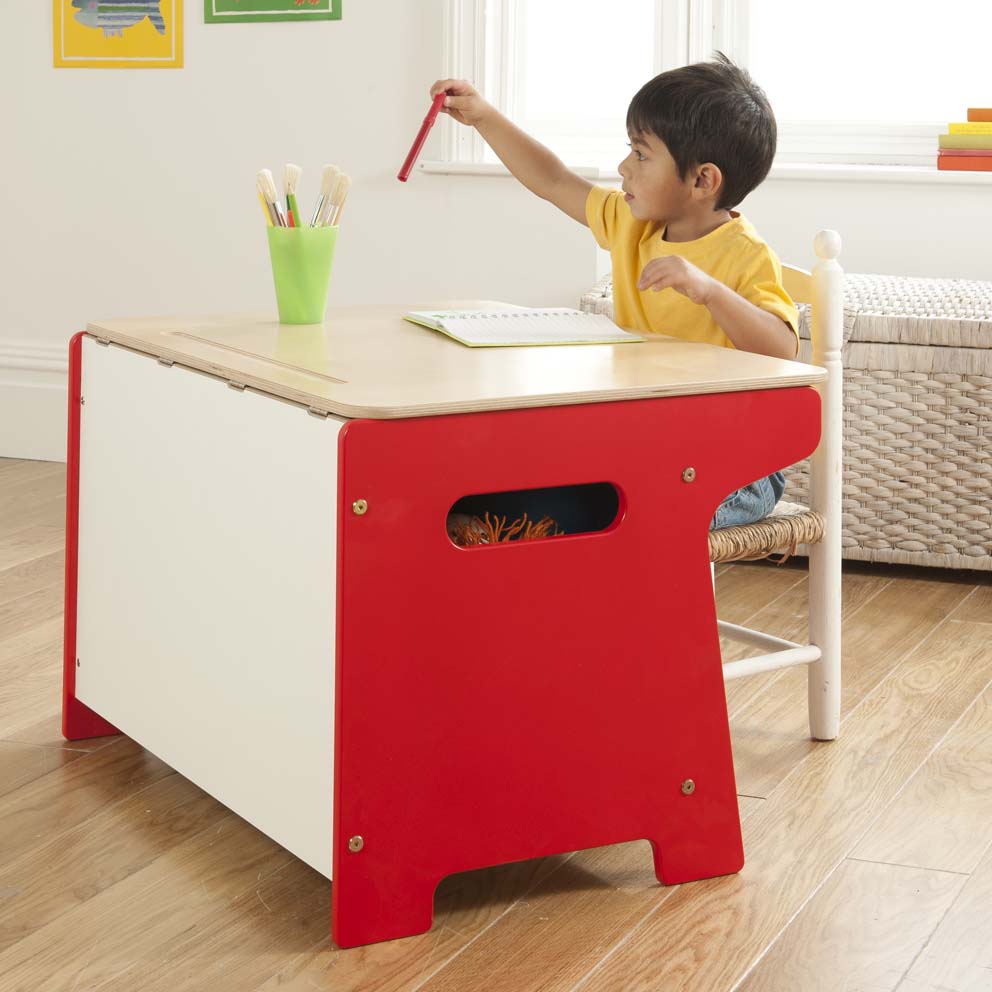 Millhouse Union Jack Toy Box and Desk