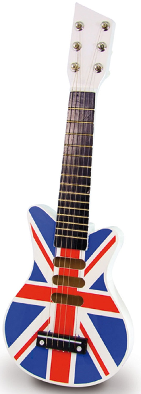 Union Jack Rock 'N' Roll Wooden Guitar