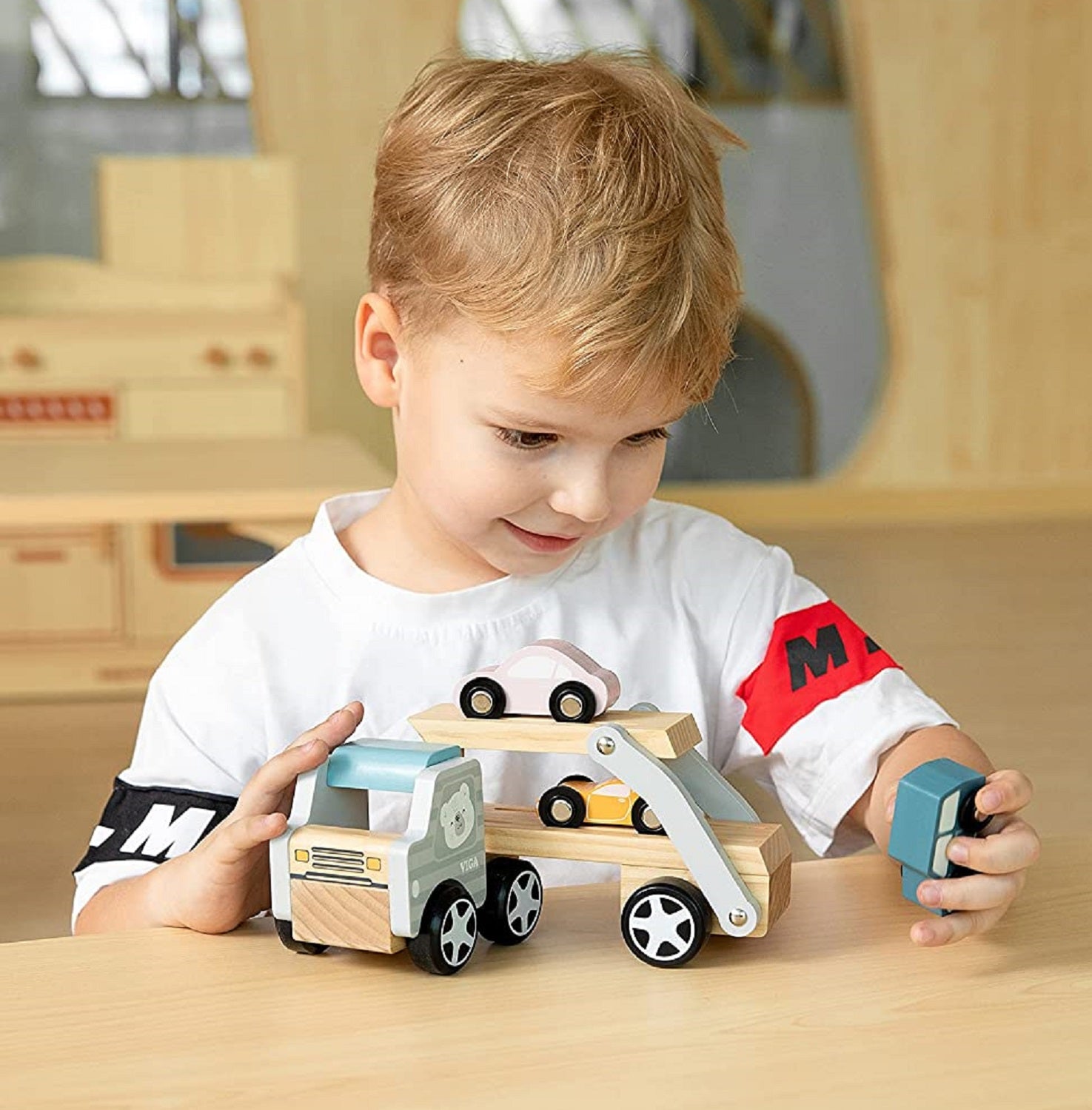 Car Transport Carrier with Cars