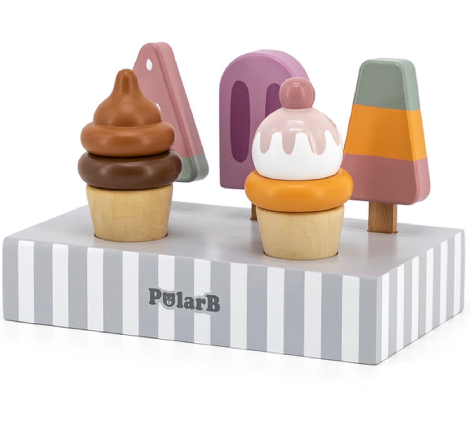 Ice Lolly And Ice Cream Set