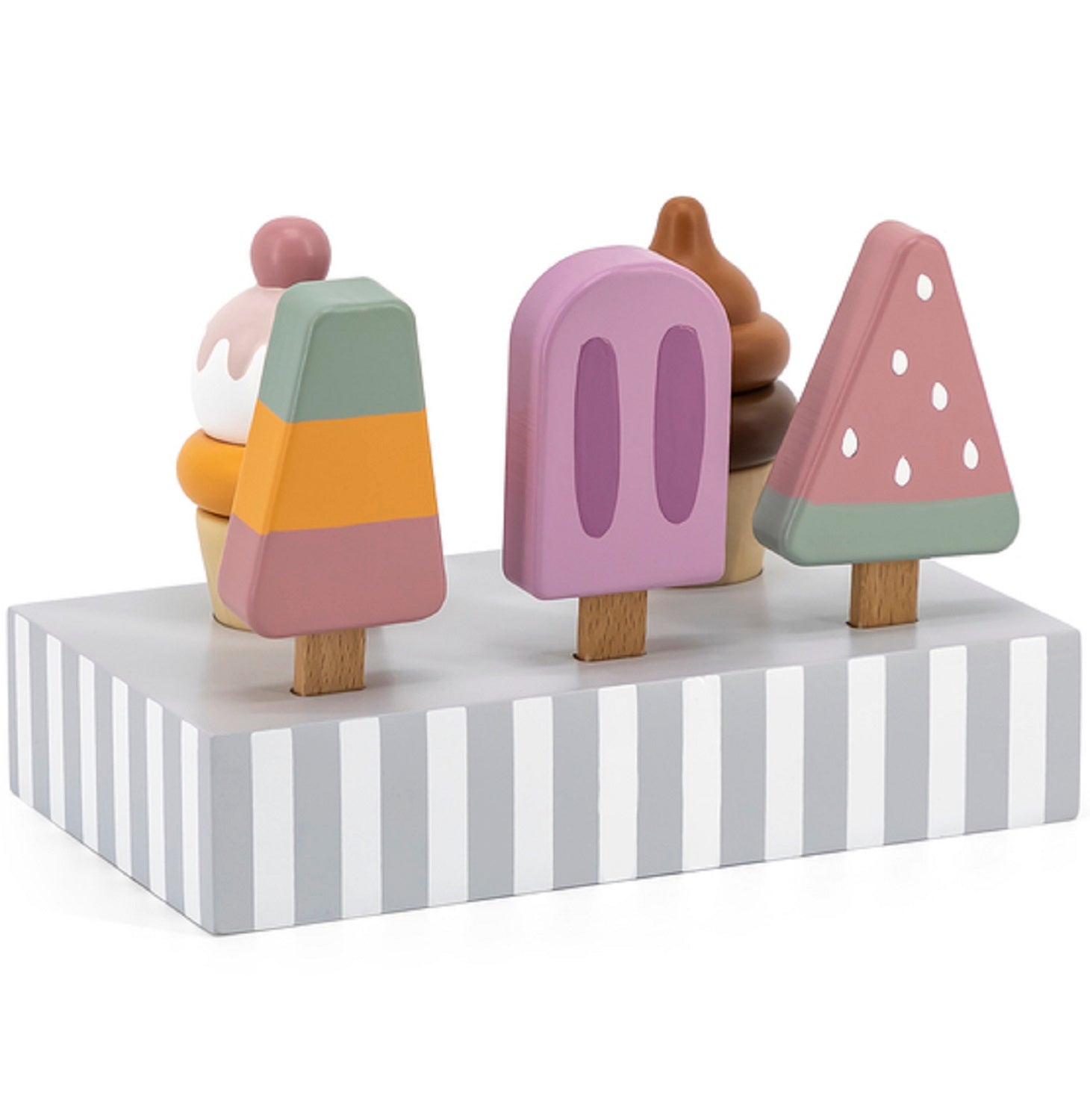 Ice Lolly And Ice Cream Set