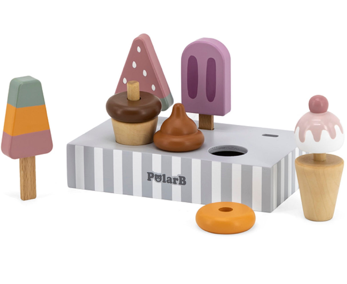 Ice Lolly And Ice Cream Set