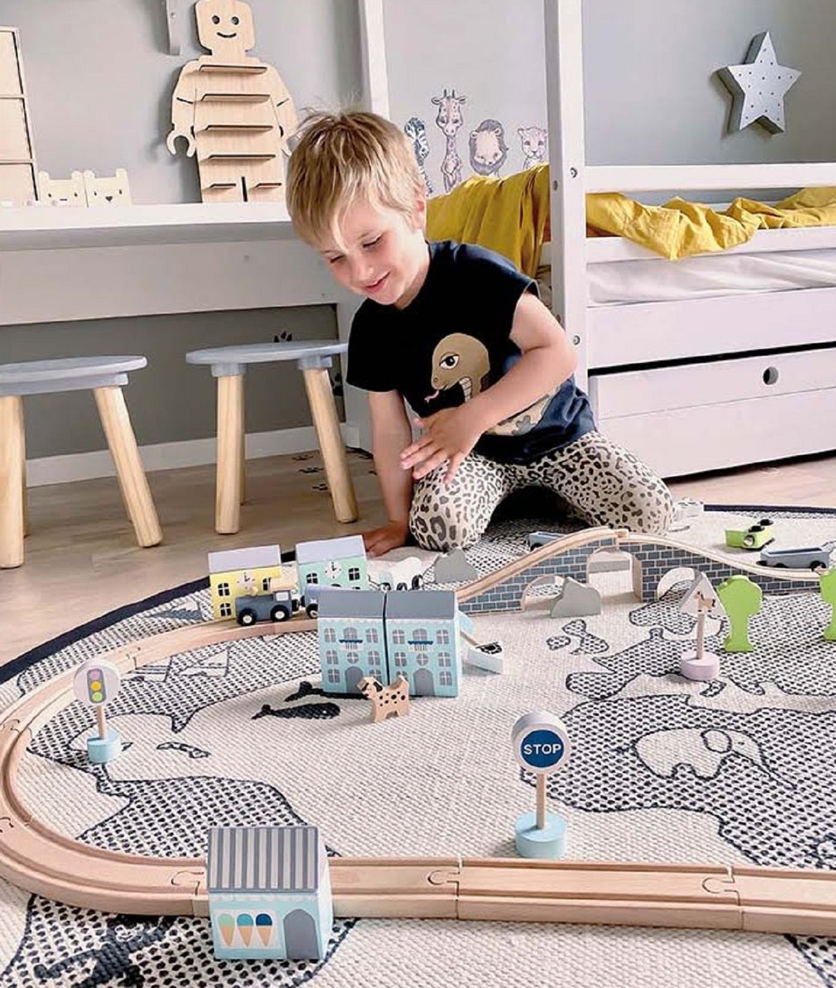 JaBaDaBaDo Blue Car Set