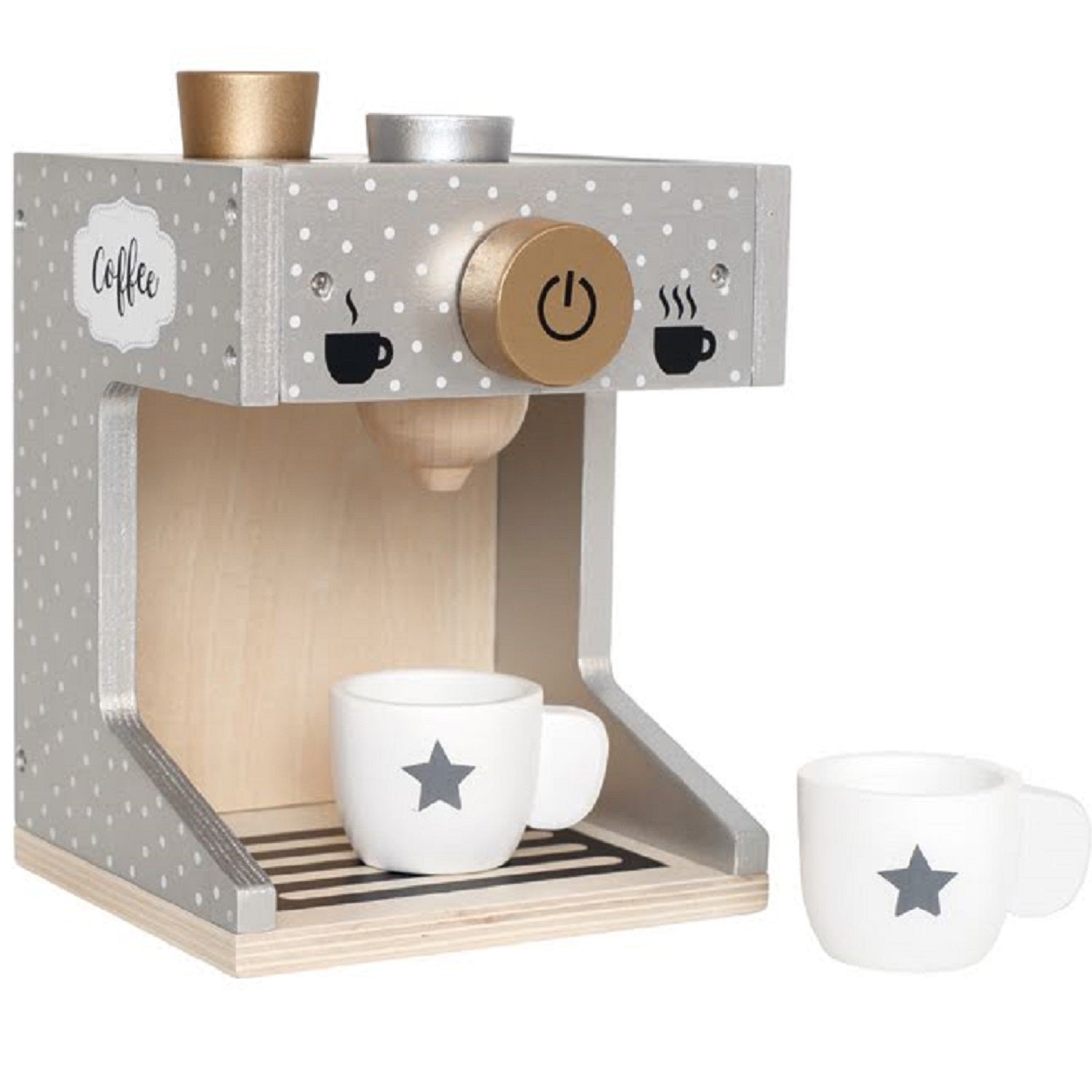 JaBaDaBaDo Silver Coffee Machine