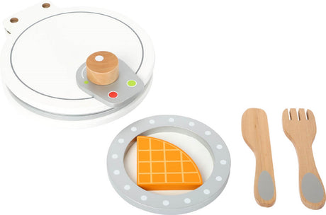 Wooden Waffle Iron Set