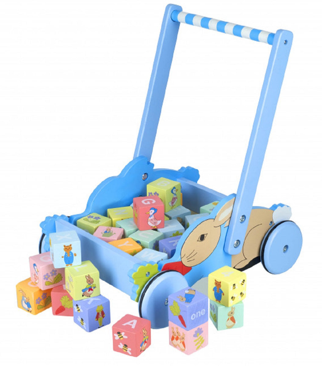 Peter Rabbit Trolley Walker with ABC Blocks