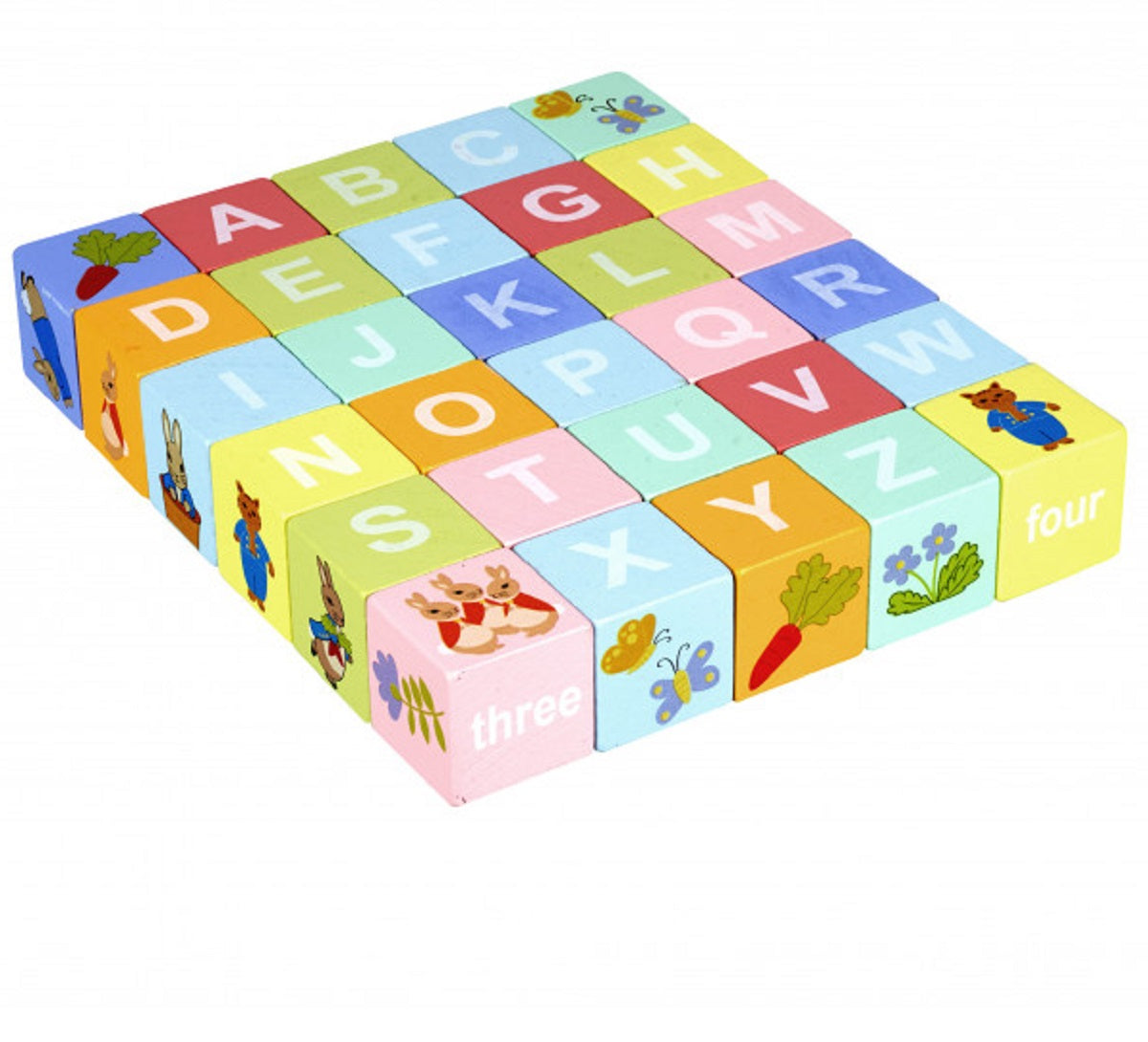 Peter Rabbit Trolley Walker with ABC Blocks