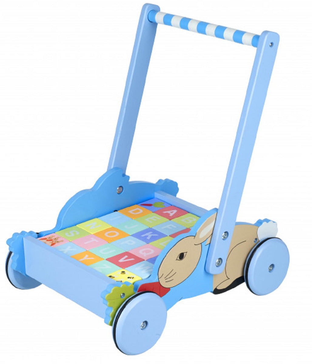 Peter Rabbit Trolley Walker with ABC Blocks